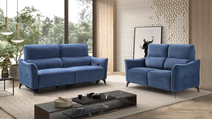 Sofá Relax Tela Olimpo - Vista Combinacion 1