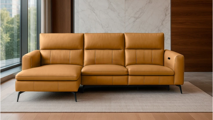 Chaise Longue Relax Piel Bruno - Vista Combinacion 13