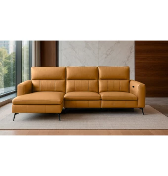 Chaise Longue Relax Piel Bruno - Vista Combinacion 13