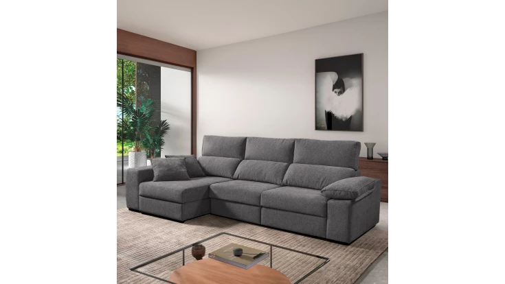 Chaise Longue Tela Plis con arcón - Vista Combinacion 15