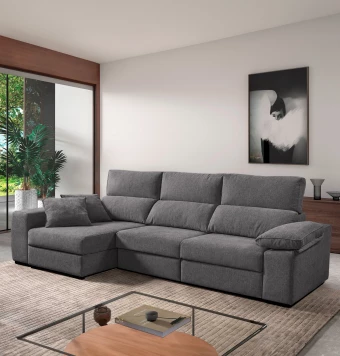Chaise Longue Tela Plis con arcón - Vista Combinacion 15