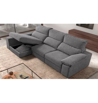 Chaise Longue Tela Plis con arcón - Vista Combinacion 16