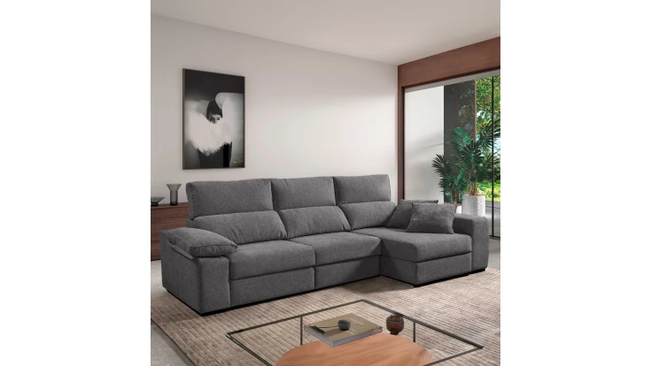 Chaise Longue Tela Plis con arcón - Vista Combinacion 18