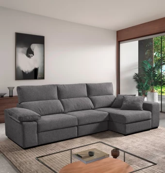 Chaise Longue Tela Plis con arcón - Vista Combinacion 18