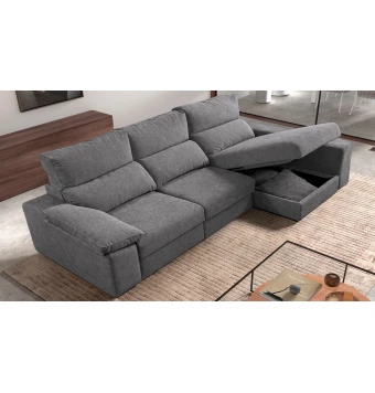 Chaise Longue Tela Plis con arcón - Vista Combinacion 19