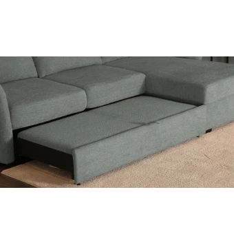 Chaise longue reversible GREDA con cama y arcón - Vista Combinacion 4