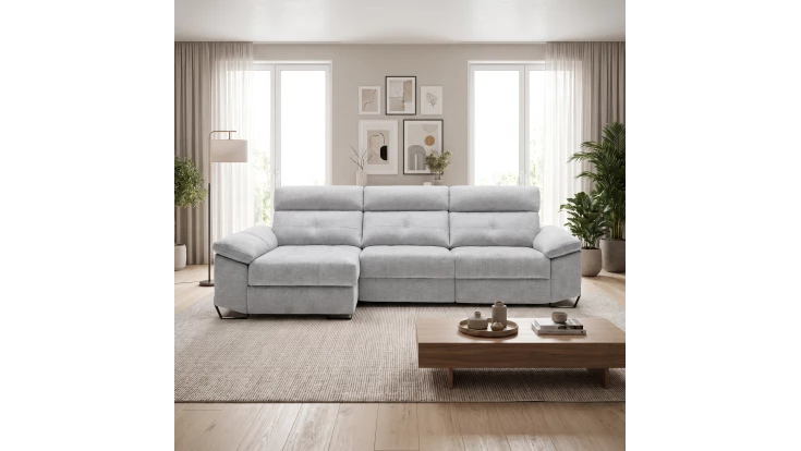 Chaise Longue Relax Tela Orlina con arcón - Vista Combinacion 1