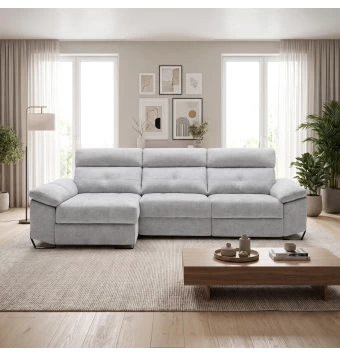 Chaise Longue Relax Tela Orlina con arcón - Vista Combinacion 1