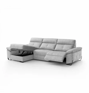 Chaise Longue Relax Tela Orlina con arcón - Vista Combinacion 3