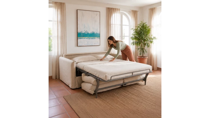 Sofá Cama Tela Brezzo - Vista Combinacion 1