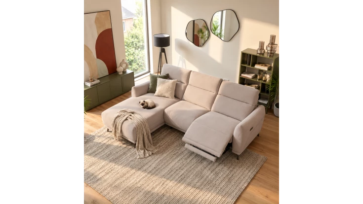Chaise Longue Relax Tela Pet Friendly Félicette - Vista Combinacion 2