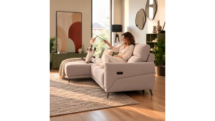 Chaise Longue Relax Tela Pet Friendly Félicette - Vista Combinacion 5