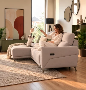 Chaise Longue Relax Tela Pet Friendly Félicette - Vista Combinacion 5