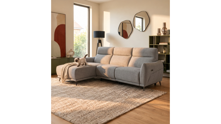 Chaise Longue Relax Tela Pet Friendly Félicette - Vista Combinacion 8