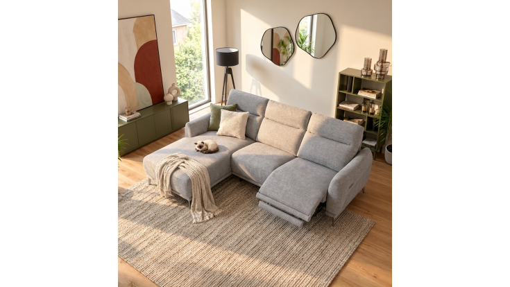 Chaise Longue Relax Tela Pet Friendly Félicette - Vista Combinacion 9