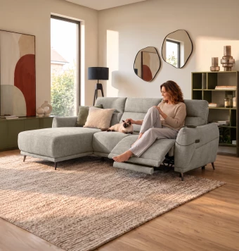 Chaise Longue Relax Tela Pet Friendly Félicette - Vista Combinacion 11