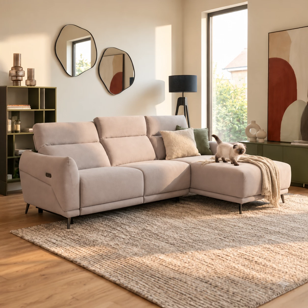 Chaise Longue Relax Tela Pet Friendly Félicette