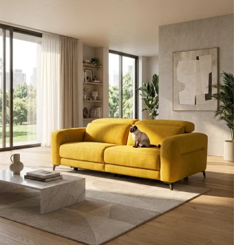 Sofá Relax Tela Pet Friendly Lunic - Vista Producto 1