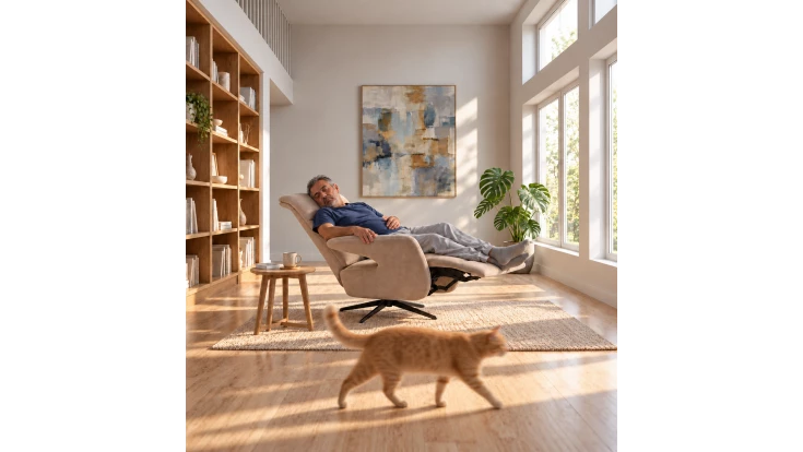 Sillón Relax Tela Pet Friendly Svend - Vista Producto 1