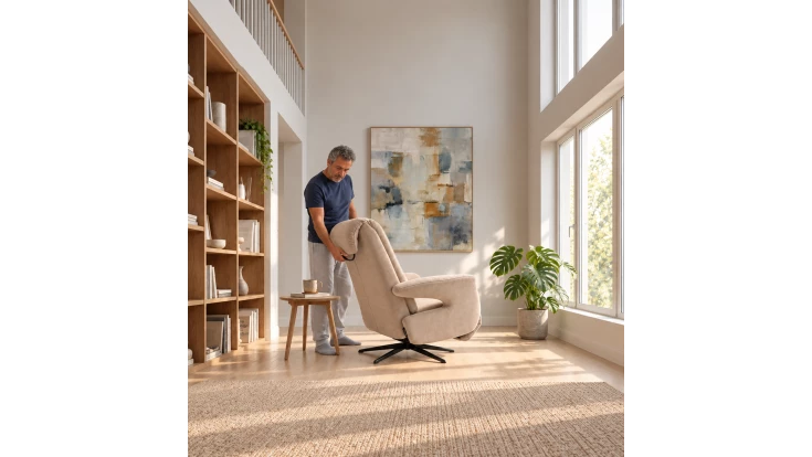 Sillón Relax Tela Pet Friendly Svend - Vista Producto 4