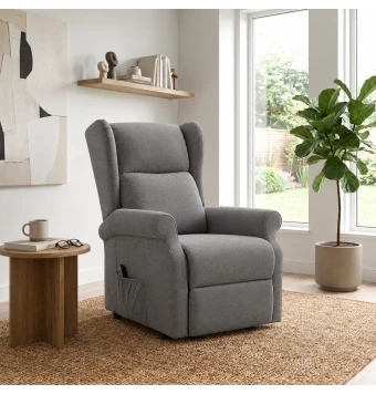 Sillón Relax Power Lift Tela Refugio - Vista Combinacion 4