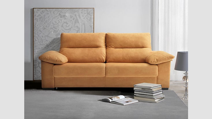 Imagen del sofá cama Budapest disponible en Galerias del Tresillo