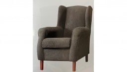 Sillón Tela Dori Gris Oscuro *