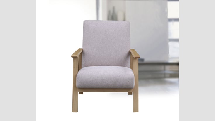 Sillón Tela Nácar Caldera *