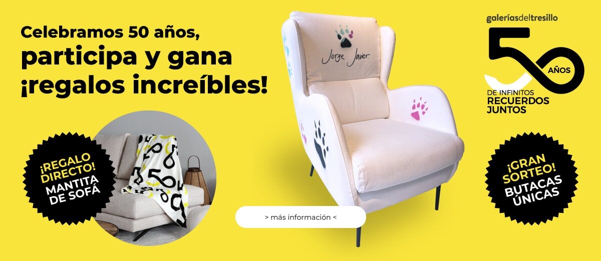 50 aniversario Galerías del Tresillo. ¡GRAN SORTEO! BUTACAS ÚNICAS
